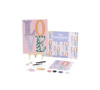 Dabble Kit Diamond Painting pour Adultes - Kit Complet de Diamond Painting avec Toile Encadrée et Strass en Cristal