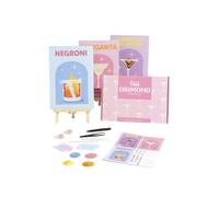 Dabble Kits Diamond Painting Lot de 3 Kits Complets de Diamond Painting pour Adultes avec Toile Encadrée et Strass en Cristal