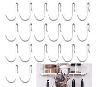 DabbOo Crochets en S 20Pcs Crochets de Suspension en Forme de S Multifonctions Inoxydable Mini Petit Crochet S Ornementaux Adapté pour Accrocher sur des Supports étroits Suspendre des Articles