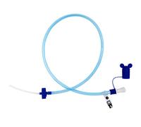 Dabey Tuyau d39, Bouteille d'eau Tube à Boire avec Double Adaptateur Système d'hydratation Kit de Tube de Boisson pour vélo Trekking Pêche Nautisme Camping, Blue