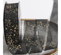 DABIN Dorure Fissure Bande de Mousseline de Soie Arc Bricolage Accessoires de Cheveux en Mousseline de Soie Emballage Ballon Lacet Ruban Fleur Cadeau boîte Ruban