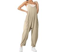 DabinFa Combinaison de maternité, Combinaison de Grossesse, Combinaison surdimensionnée S Grossesse pour Femme, Combinaison (Khaki,M)