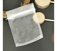 DaBingDian 10Pcs/lot Grands Sacs en Organza 15x20 17x23 20x30 25x35cm Sac à Bijoux avec Sacs Cadeaux de Mariage à Cordon