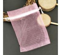 DaBingDian 10Pcs/lot Grands Sacs en Organza 15x20 17x23 20x30 25x35cm Sac à Bijoux avec Sacs Cadeaux de Mariage à Cordon