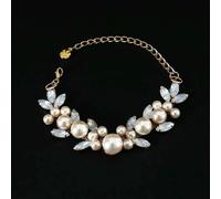 DaBingDian Collier pour Chat Style Princesse, Collier réglable en Strass et Diamants avec Perles colorées pour Les fêtes d'anniversaire