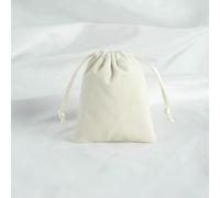 DaBingDian Lot de 5 Pochettes à Bijoux en Velours Doux Vert foncé avec Cordon de Serrage, pour Emballage Cadeau, Mariage, Noël