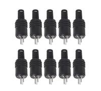 Dabixx 10 pièces 2 Broches DIN Haut-Parleur fiche 2 Broches Prise HiFi câble de Haut-Parleur connecteur à souder