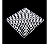 Dabixx Aquarium Isolation intercalaire filtre Patition Tableau Net intercalaire support kit Ventouse, Plastique, blanc, 1 Set(30x30 cm)