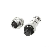 Dabixx Connecteur métallique de Fil mâle et Femelle de Prise d'aviation 12mm 2/3/4/5/6 Pin GX12-2 Broches