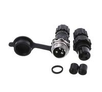 Dabixx GX16 Waterproof Aviation Connector Plug Socket Sensor Encoder 2/3/4/5/6 Pin New - 3 Broches
