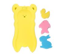 Dabixx Nouveau-Né Anti-dérapant Éponge Pad Bébé Baignoire Baignoire Tampon Infantile Douche Soins du Bébé Jaune
