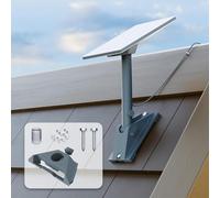 daboot Starlink Mini support de toit - Support mural pivotant avec adaptateur de tuyau, inclinaison de 0 à 90°, pivotant à 360°, aluminium robuste pour mini parabole Starlink