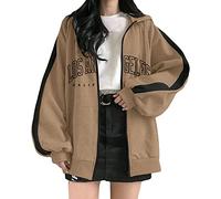 D'abord essayer, puis chiffres sweats à capuche pour femmes, sweatshirts confortables grande taille, vestes mignonnes pour adolescentes réflecteurs femmes, kaki, M