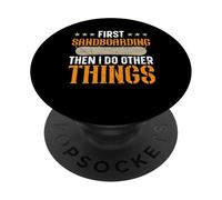 d'abord, Faire du sandboard, Puis Je Fais d'autres Choses PopSockets PopGrip Adhésif