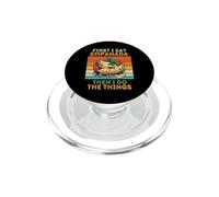 d'abord Je Mange de l'empanada, Puis Je Fais Les Choses : empanada Vintage PopSockets PopGrip pour MagSafe