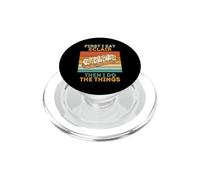 d'abord, Je Mange des éclairs, Puis Je Fais Les Choses PopSockets PopGrip pour MagSafe