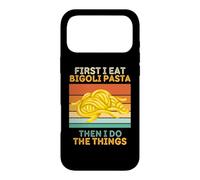 d'abord, Je Mange des pâtes Bigoli, Puis Je Fais Les Choses pour Les gourmands Coque pour iPhone 17 Pro Max