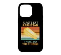 d'abord, Je Mange du Parmesan, Puis Je Fais Les Choses avec du Parmesan Vintage Coque pour iPhone 14 Pro Max
