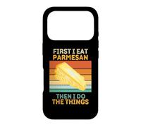 d'abord, Je Mange du Parmesan, Puis Je Fais Les Choses avec du Parmesan Vintage Coque pour iPhone 17 Pro