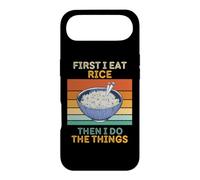 d'abord, Je Mange du Riz, Puis Je Fais Les Choses pour Les Amateurs de Cuisine Vintage Coque pour iPhone Air