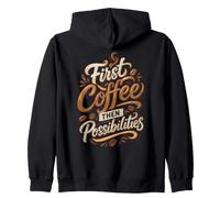 d'abord Le Cafe Puis Les Reves Inspirant Sweat à Capuche