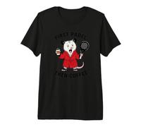 d'abord Le Padel, Puis Un Café : Opossum, Le Padel Marrant T-Shirt Haut de Gamme
