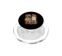d'abord Un café, Puis des données, Un Travail Amusant pour Un Enseignant en éducation spécialisée PopSockets PopGrip pour MagSafe