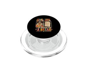 d'abord Un café, Puis des données, Un Travail Amusant pour Un Enseignant en éducation spécialisée PopSockets PopGrip pour MagSafe