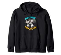 d'abord Un Café, Puis du Jiu-Jitsu - Coffee BJJ Gorilla Sweat à Capuche