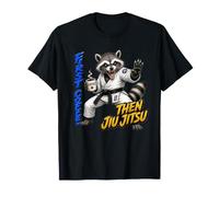 d'abord Un Café, Puis du Jiu-Jitsu - Jiu-Jitsu Drôle avec T-Shirt