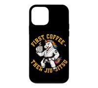 d'abord Un Café, Puis du Jiu-Jitsu - Unicorn Jiu Jitsu BJJ Coque pour iPhone 12 Mini