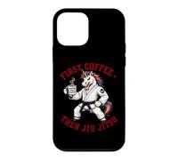 d'abord Un Café, Puis du Jiu-Jitsu - Unicorn Jiu Jitsu BJJ Coque pour iPhone 12 Mini