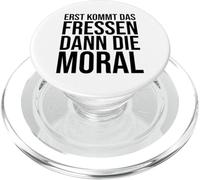 d'abord Vient Le Manger Puis Le Moral Bertolt Brecht PopSockets PopGrip pour MagSafe