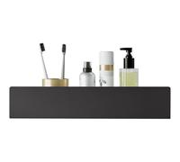 DABSTORY Étagère de Douche pour Shampoings Gels Et Accessoires Panier Etagere Organisation De La Salle Murale de Rangement pour Salle de Bain Cuisine Baignoire Chambre Noir Mat 25 CM
