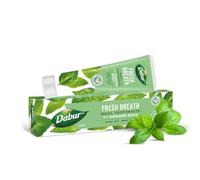 Dabur Basilic Dentifrice bio - 100 g | pour une haleine fraîche | Soin buccal naturel aux extraits de basilic | Saveur de menthe rafraîchissante pour la santé et l'hygiène bucco-dentaires