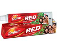 Dabur Red Herbal Toothpaste 100g Infused with Ayurvedic Herbs for Healthy Teeth and Gums (Dentifrice aux herbes rouges Dabur 100g Infusé avec des herbes ayurvédiques pour des dents et des gencives sai