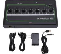 DAC Amplificateur de casque de jeu Faible bruit en Bluetooth Multifonctionnel Stéréo portable pour ordinateur Prise américaine 100-240V