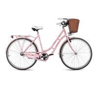 DaCapo Vélo de ville femme 28'' Classic Premium rose 1 Gang TC 53 cm avec panier