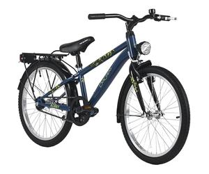 DACAPO Vélo Enfant 20" Bobby TC 32cm 7 Vitesse Jaune, Bleu ou Rouge (Bleu)