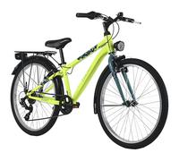 DACAPO Vélo Enfant 24" Bobby avec éclairage 7 Vitesses TC 32 cm 3 Coloris (Jaune)