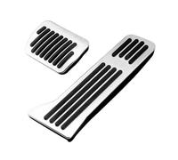 D'accélérateur Et De Frein Antidérapant Pour Mazda 2 3 6 BM GJ Pour CX-5 CX5 KE KF Pour CX-3 CX7 CX-8 Pour CX-9 Axela ATenza Repose-pieds Avec Pédale Voiture Pédales Couvercle(AT 2pcs Silver)
