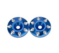 d'accessoires RC Compatible avec 1/10 RC Pièces De Mise À Niveau De Voiture 2 Pièces pour Boutons D'aile Arrière RC Universels Rondelle De Protection De Queue Entretoise Joints De Queue(Blue)