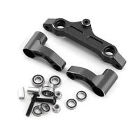 d'accessoires RC Compatible avec Arrma pour KRATON 8S pour Outcast 1/5 RC Pièces Et Accessoires pour Mise À Niveau De Voiture Ensemble De Direction Et Levier De Renvoi en Métal(Black)