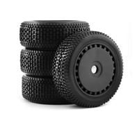 d'accessoires RC Compatible avec ARRMA pour Trxs pour Redcat pour Losi pour HPI pour Hobao 4 Pièces 116 Mm 1/8 RC Tout-Terrain pour Buggy Pneus Roue 17 Mm Hex