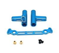 d'accessoires RC Compatible avec FS pour Racing pour Tank pour Atom pour Focus 1/8 RC Car Upgrade Parts Accessories Metal Steering Group Steering Assembly(Blue)