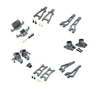 d'accessoires RC Compatible avec Mjx 20208 pour JJRC C8811 1/20 RC Car Upgrade Parts Avant Arrière Supérieur Inférieur pour Ensemble De Support D'Amortisseur De Bras Oscillant