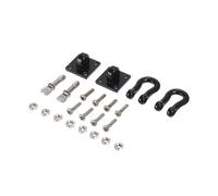 d'accessoires RC Compatible avec SCX10 1/10 RC Camion À Chenilles 2 Pièces en Métal pour Remorque d'escalade Crochet De Remorquage Crochets Boucle, Accessoire De Manilles De Treuil
