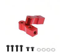 d'accessoires RC Compatible avec Tamiya Ford TT01 Form TT02 1/10 RC Accessoires Et Pièces De Modification pour Voiture Cadre De Montage De Servo en Aluminium