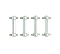 d'accessoires RC Compatible avec Tamiya pour TT01 pour TT02 TT01D TT01E TA04 1/10 RC Pièces De Mise À Niveau pour Voitures 4 Pièces Métalliques pour Cardans CVD Universels