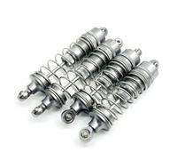d'accessoires RC Compatible avec WLtoys 104001 1/10 RC, Pièces De Mise À Niveau De Voiture, Accessoires 4 Pièces, Amortisseur Tout en Métal(Gray)